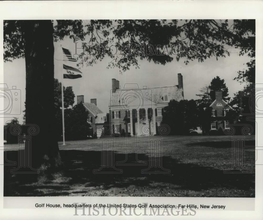 Press Photo United States Golf Association Headquarters, Far Hills, New Jersey - Historic Images