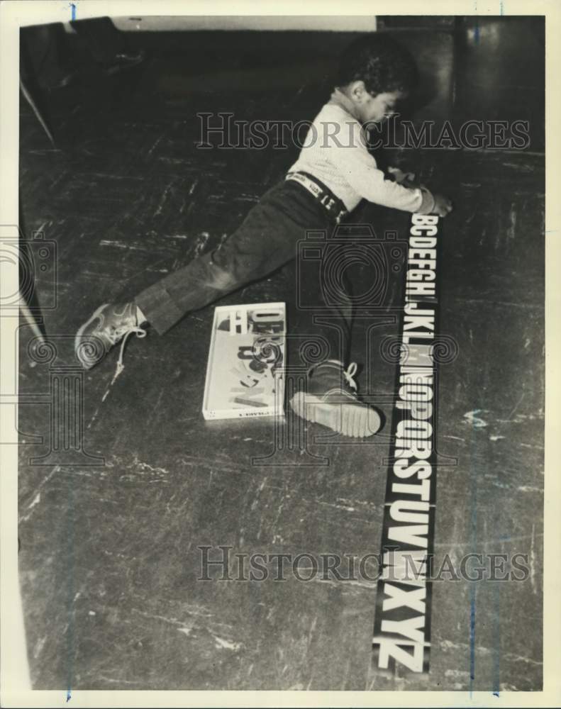 1979 Press Photo Desmond Sanders at the Head Start program, Dongan Hills - Historic Images