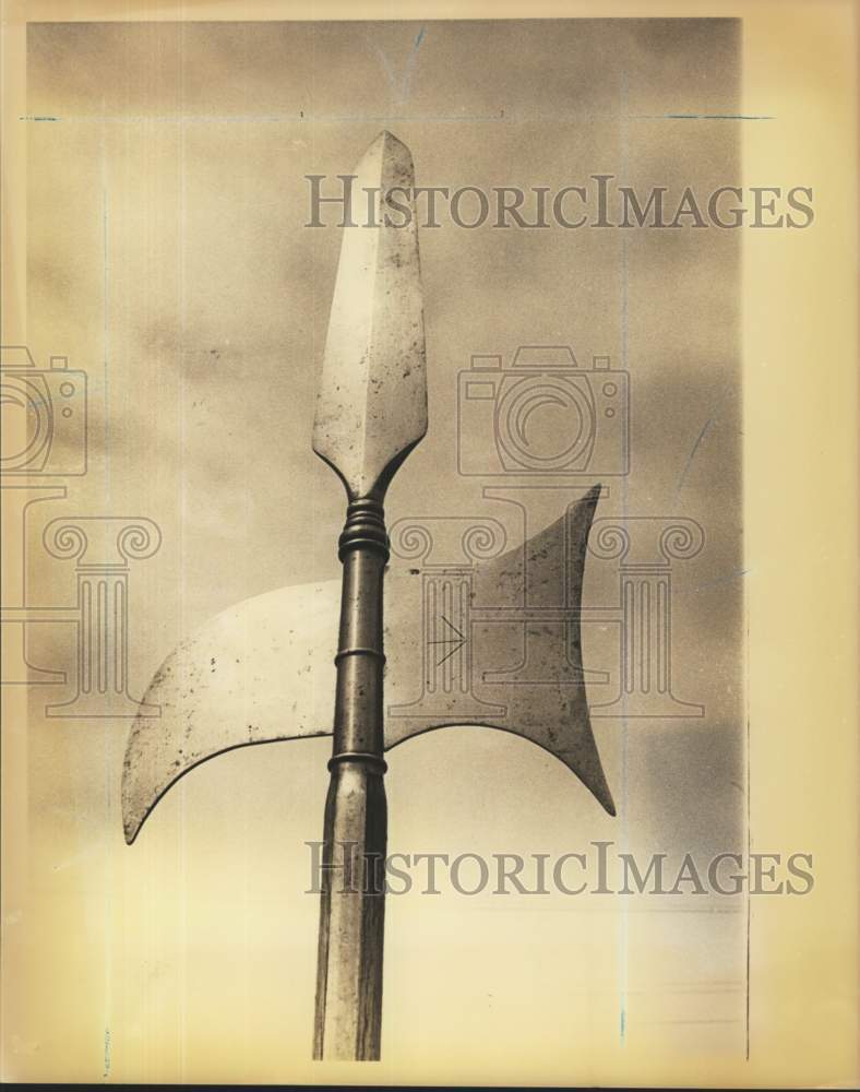 Press Photo A Halberd, Army symbol for Sergeant - Historic Images