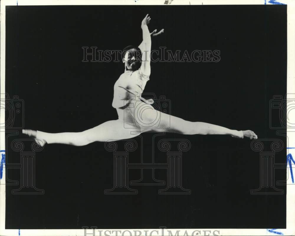 1984 Press Photo Clive Thompson Dance Company dancer Mindy Haywood - Historic Images