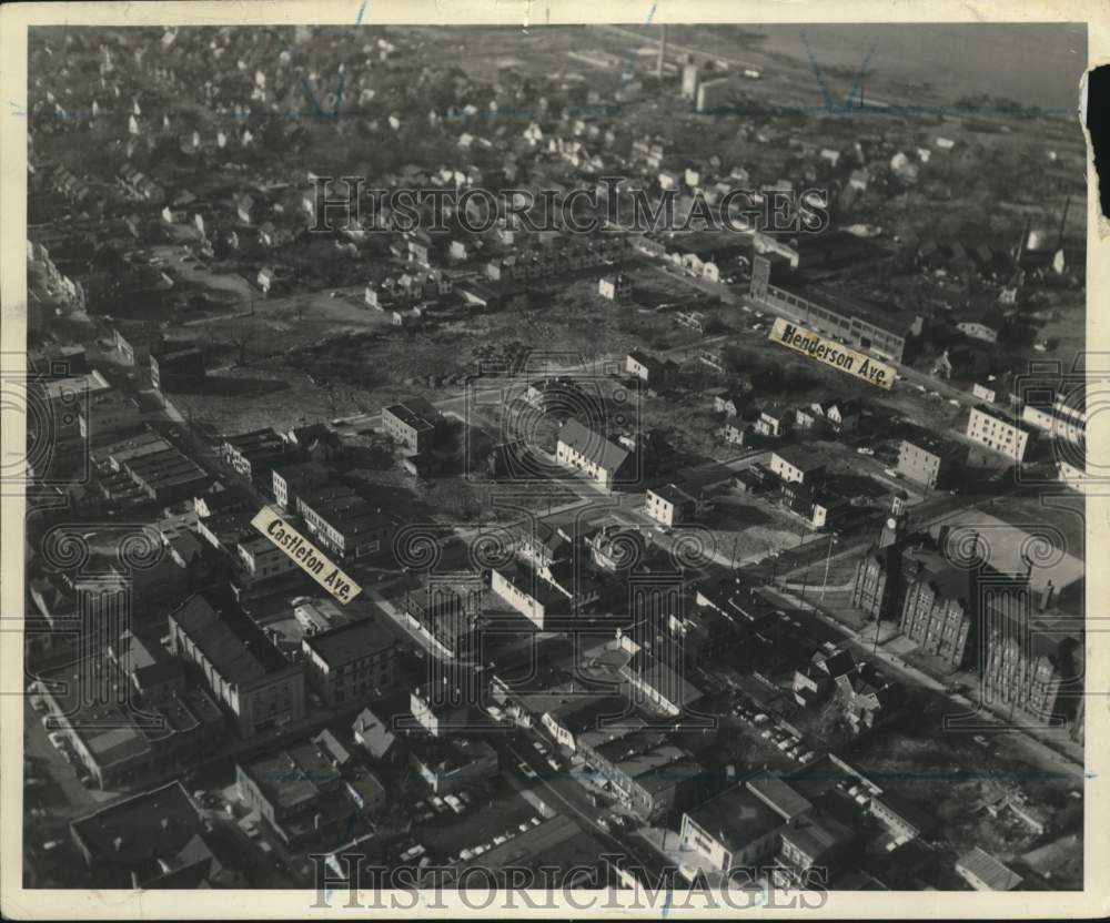 1959 Aerial view of West Brighton housing site-Historic Images