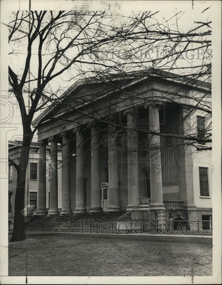 1954 Exterior of main building at Sailors Snug Harbor, Snug Harbor-Historic Images