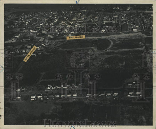 1951 Aerial view of proposed Mariners Harbor housing project-Historic Images