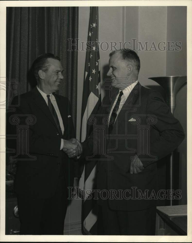 1958 Wagner Lutheran College President Dr. Richard Heindel &amp; other-Historic Images