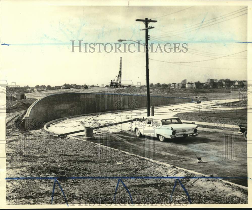 1961 Clove Lakes Expressway spur construction, Wiona Avenue-Historic Images