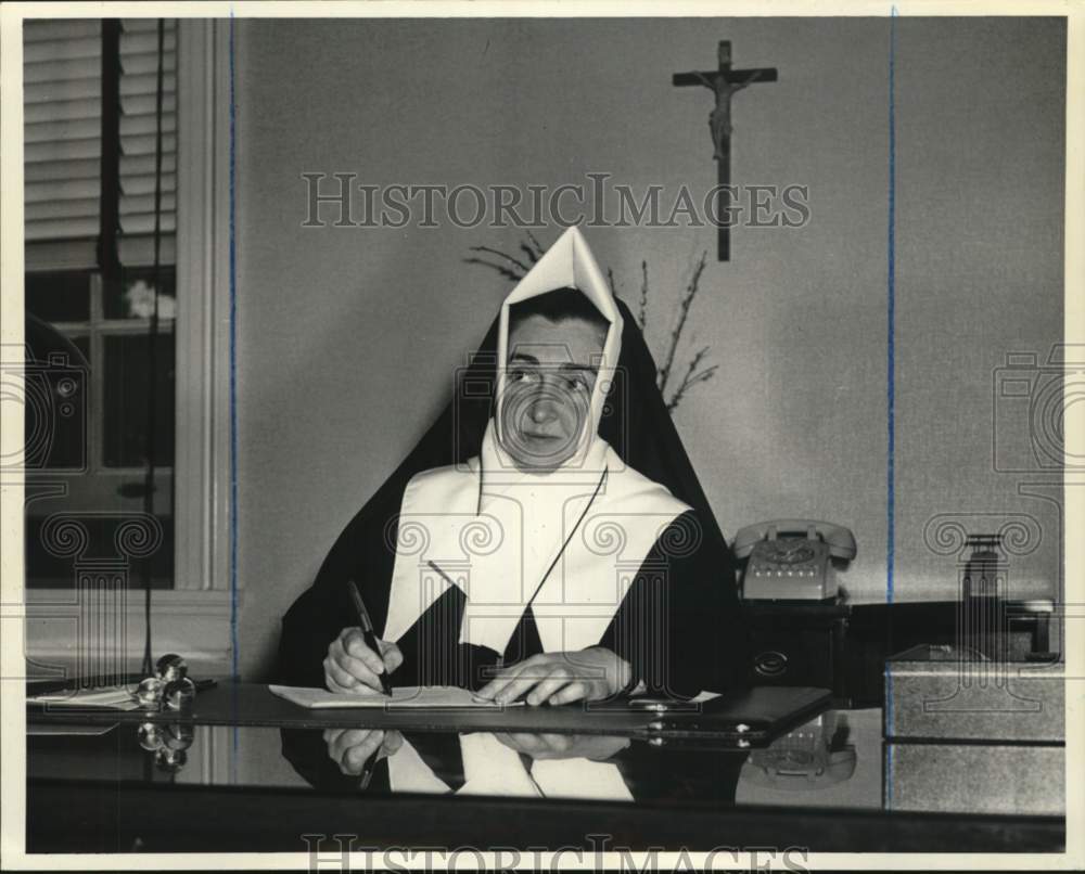 1965 Mother St. Rita Marie, Notre Dame College President-Historic Images