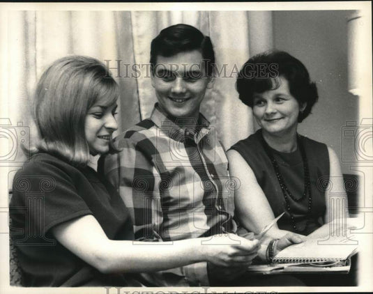 1968 Police trainee Gerard Simpson & family, New York-Historic Images