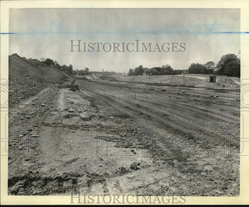 1964 Expressway construction at Manor Road, Meiers Corners-Historic Images