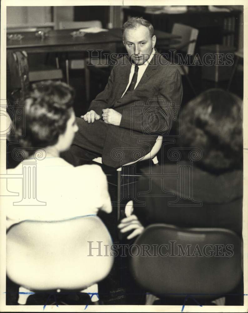 1962 Dr. Costello speaks at mental health conference-Historic Images