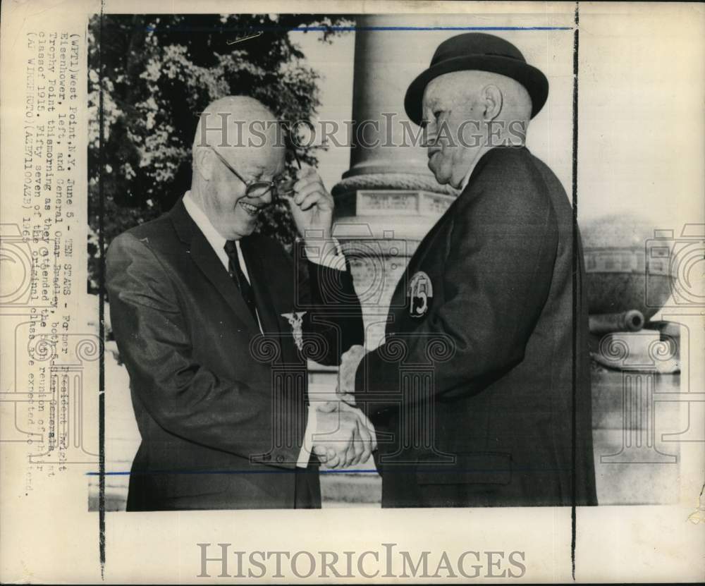 1965 Former President Dwight D. Eisenhower and General Omar Bradley-Historic Images