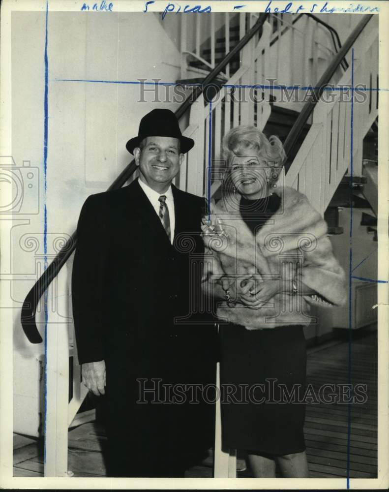1964 Mr. and Mrs. Oscar Weissglass on Cruise to the West Indies-Historic Images