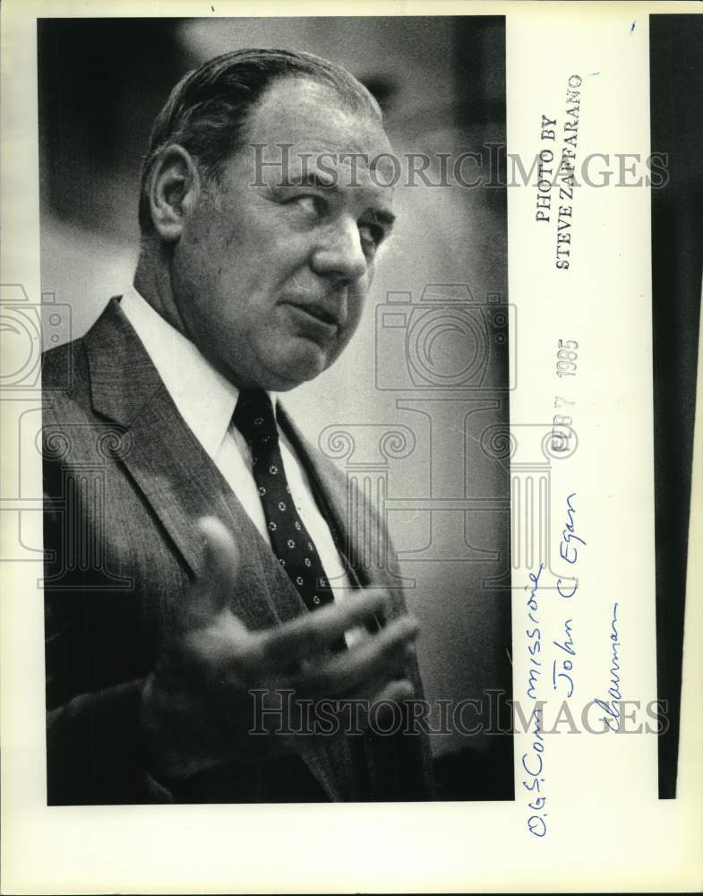 1985 John C. Egan, O.G.S. Commission Chairman-Historic Images