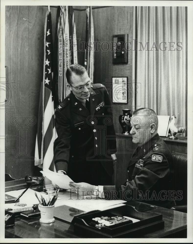 1966 Chief of Staff Colonel Harry W. McClellan &amp; other-Historic Images