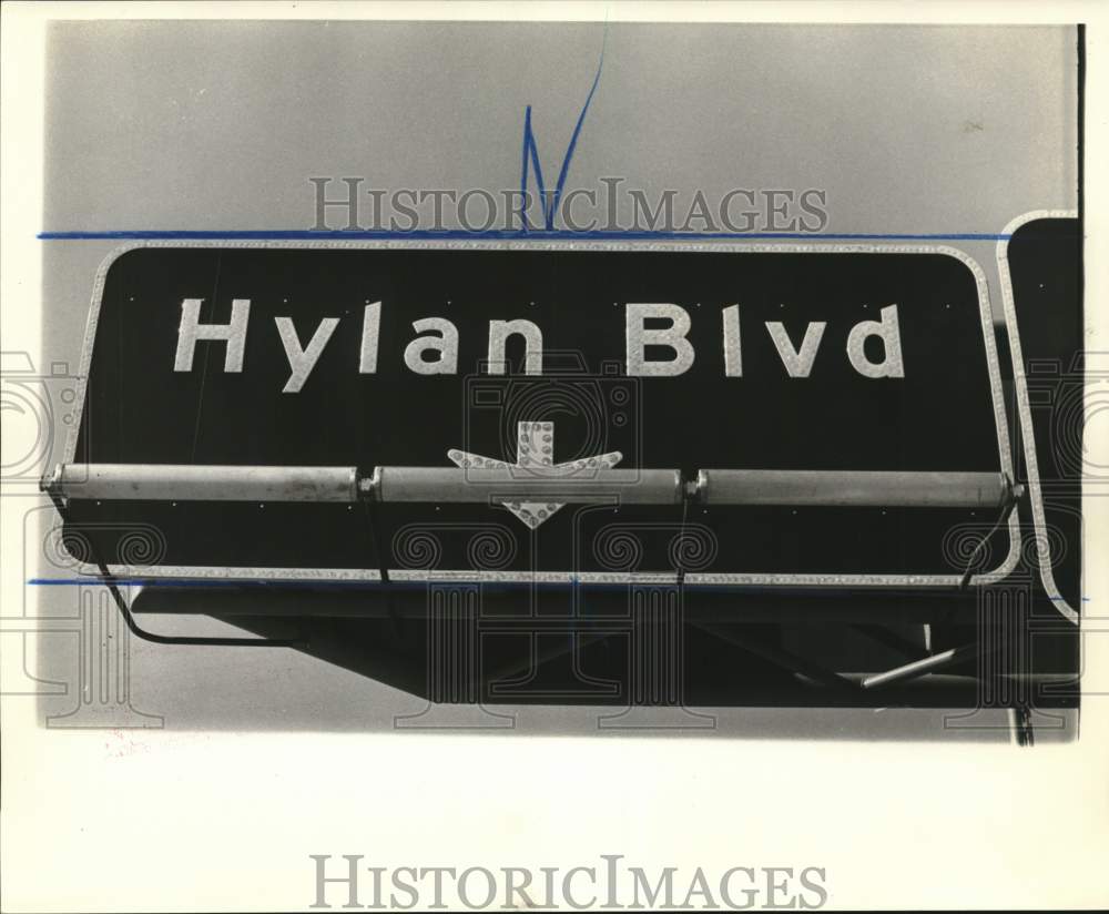 1964 Hylan Boulevard highway exit sign-Historic Images