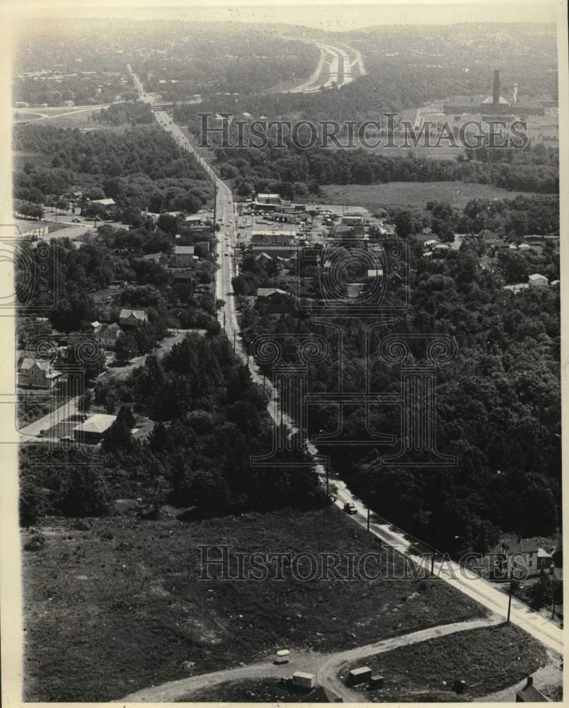 1965 Aerial View of Victory Boulevard Toward Richmond Avenue-Historic Images