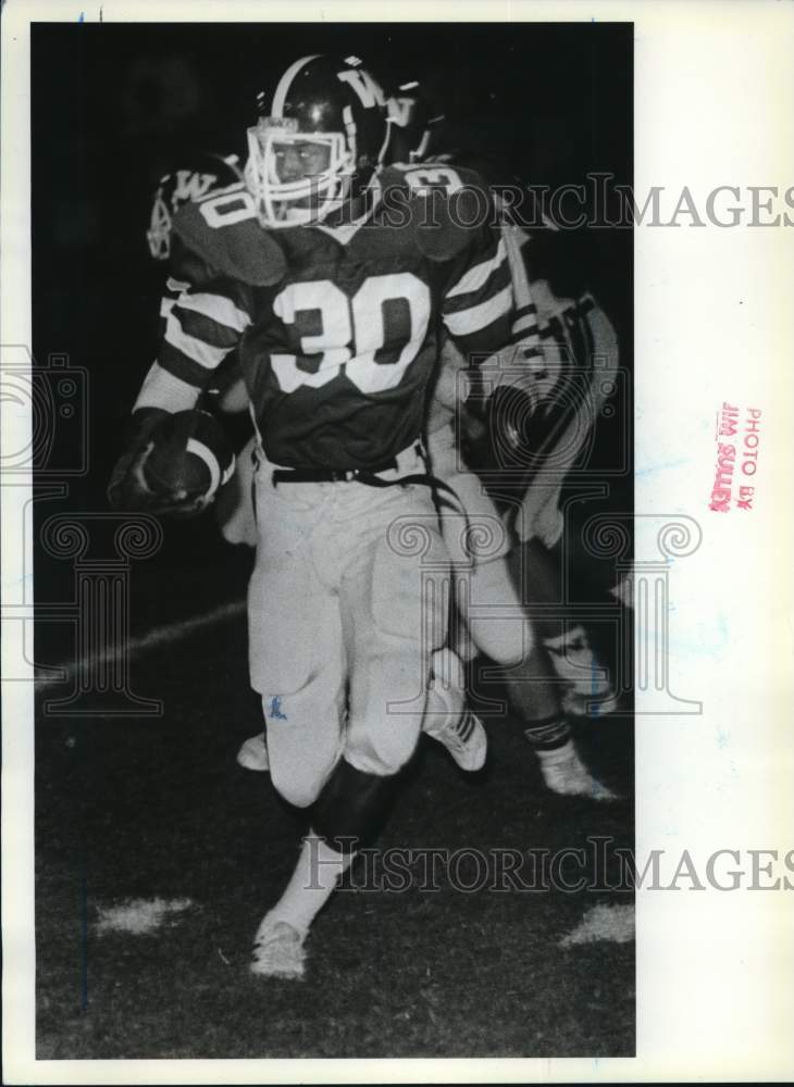 Press Photo John Chaney, Wagner Football Player- Historic Images