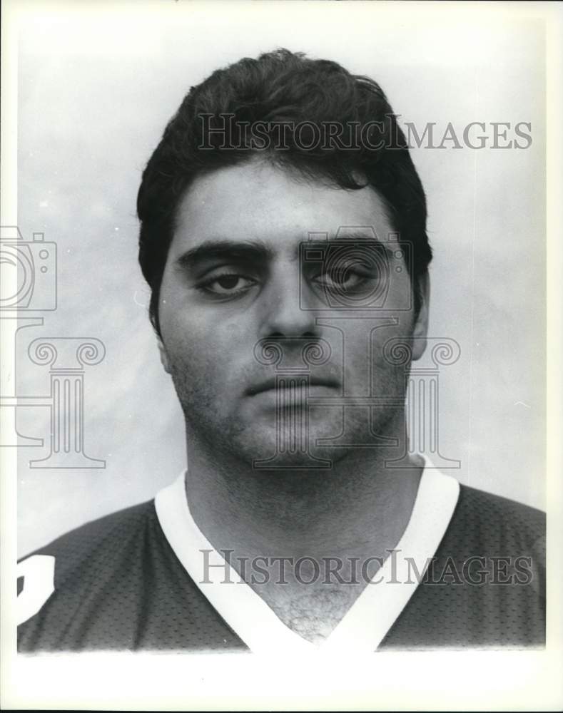 Press Photo Wagner College Football Player Morgan, Portrait - sia31734 - Historic Images