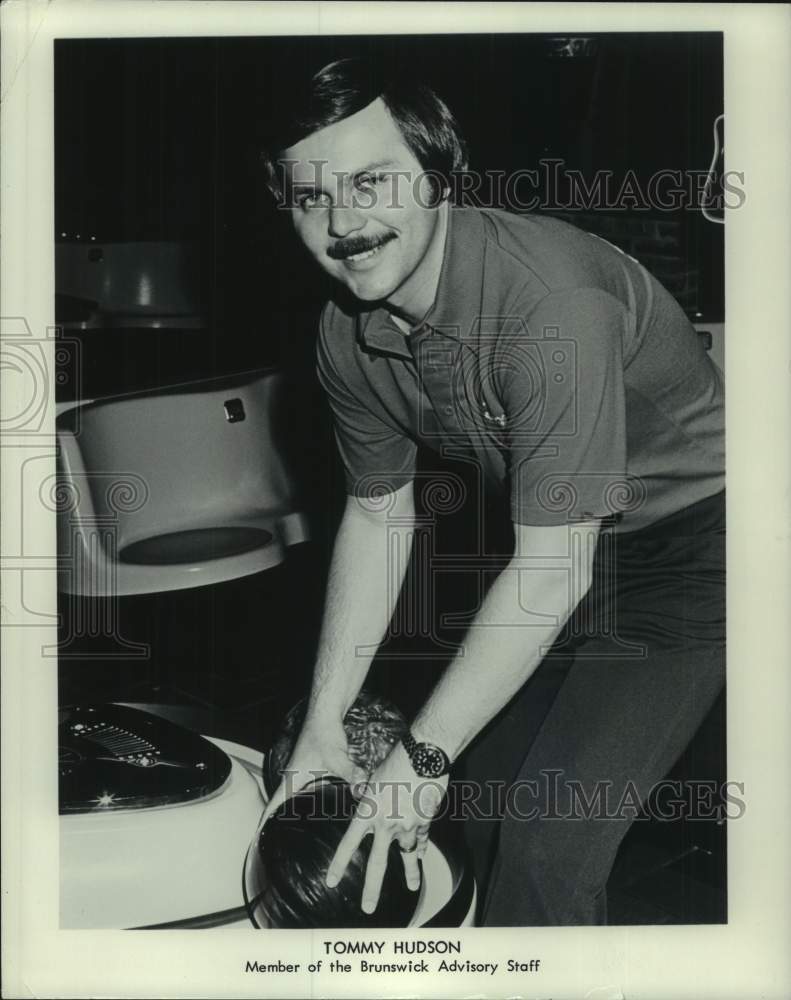 Press Photo Brunswick Advisory Staff pro bowler Tommy Hudson - sis00300 - Historic Images