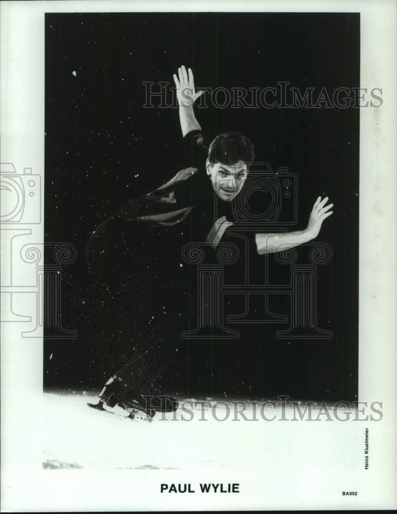 Press Photo Figure skater Paul Wylie in action - sis00775 - Historic Images