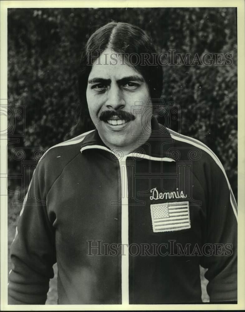 Press Photo American luge athlete Dennis Colon - sis00782- Historic Images