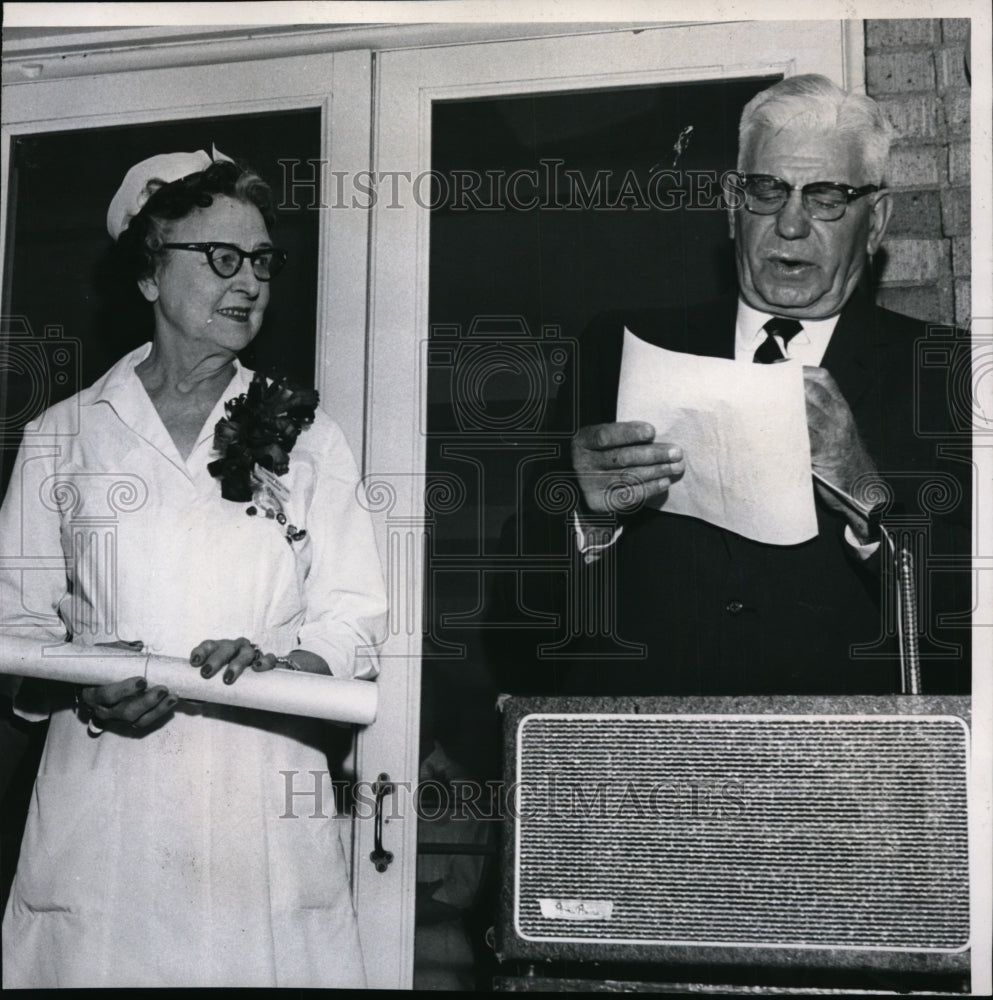 1965 Press Photo Jacqueline Bahrenburg honored named laboratory after her - Historic Images