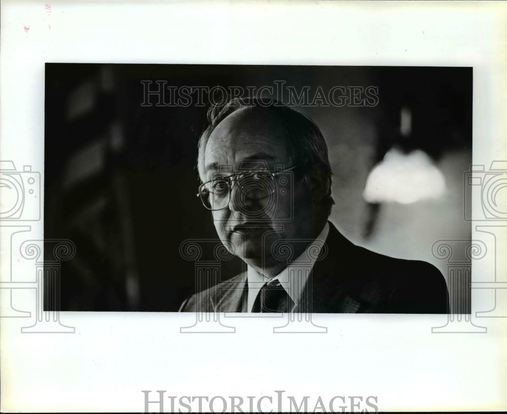 1993 Press Photo Spokane County Treasurer Dennis &quot;Skip&quot; Chilberg - Historic Images
