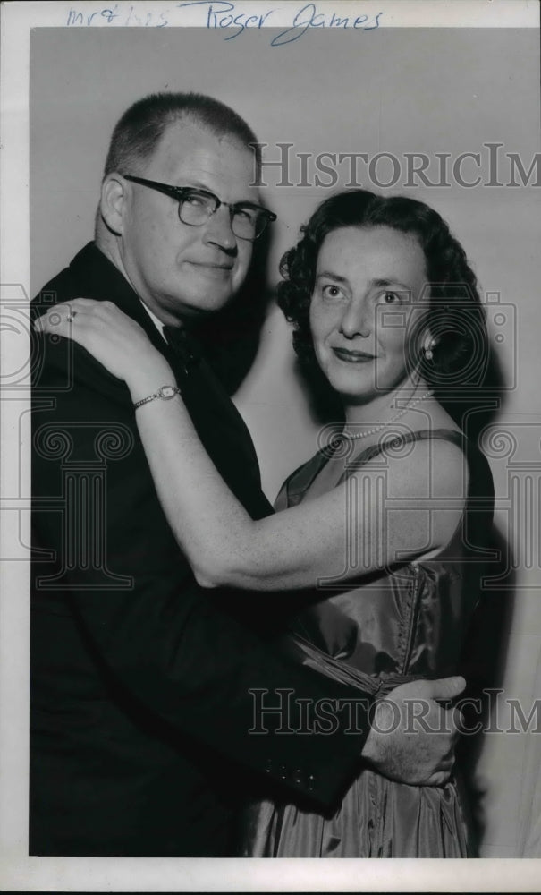 1959 Mr. and Mrs. Roger James of Spokane, Washington  - Historic Images
