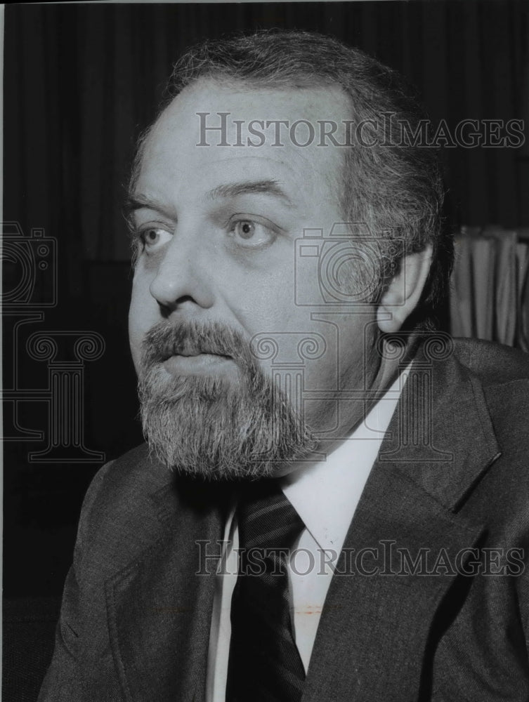1980 Press Photo Dr H George Frederickson, President of EWSC - Historic Images