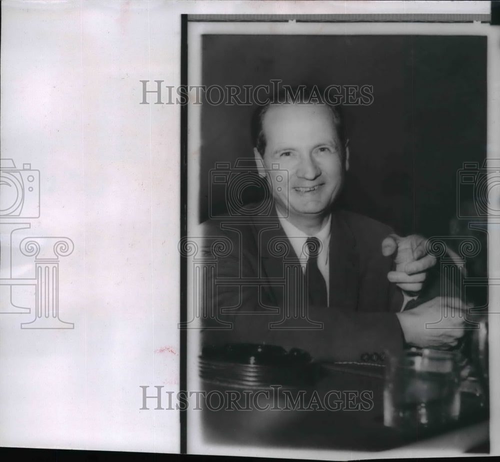 1958 Press Photo Jordan's Ambassador Baha Ud-Din Toukan files UN complaint - Historic Images