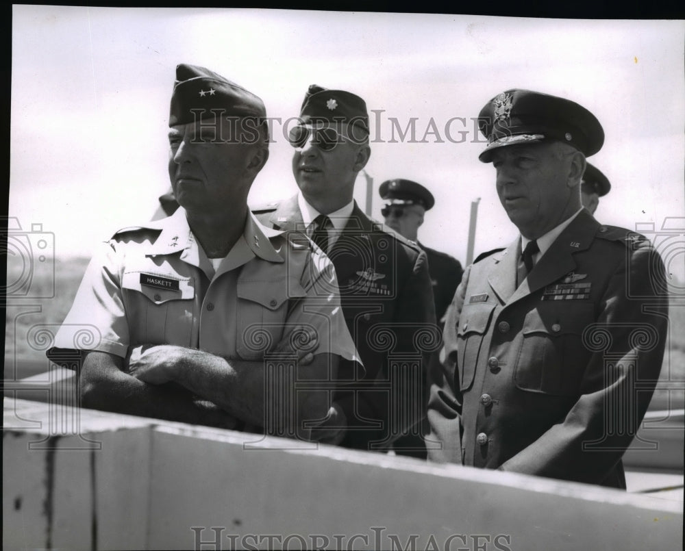 1963 Press Photo Major General George M. Haskett of the Washington Nat&#39;l. Guard - Historic Images