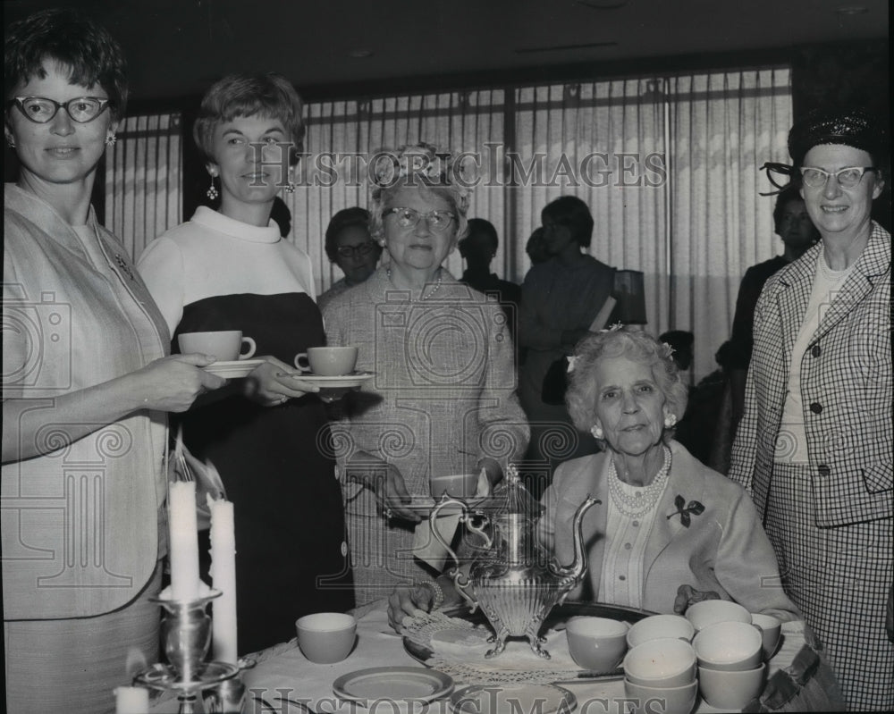 1967 AAUW Mrs Harry Davenport, Mrs Charles Henton, Mrs R G Hanson - Historic Images