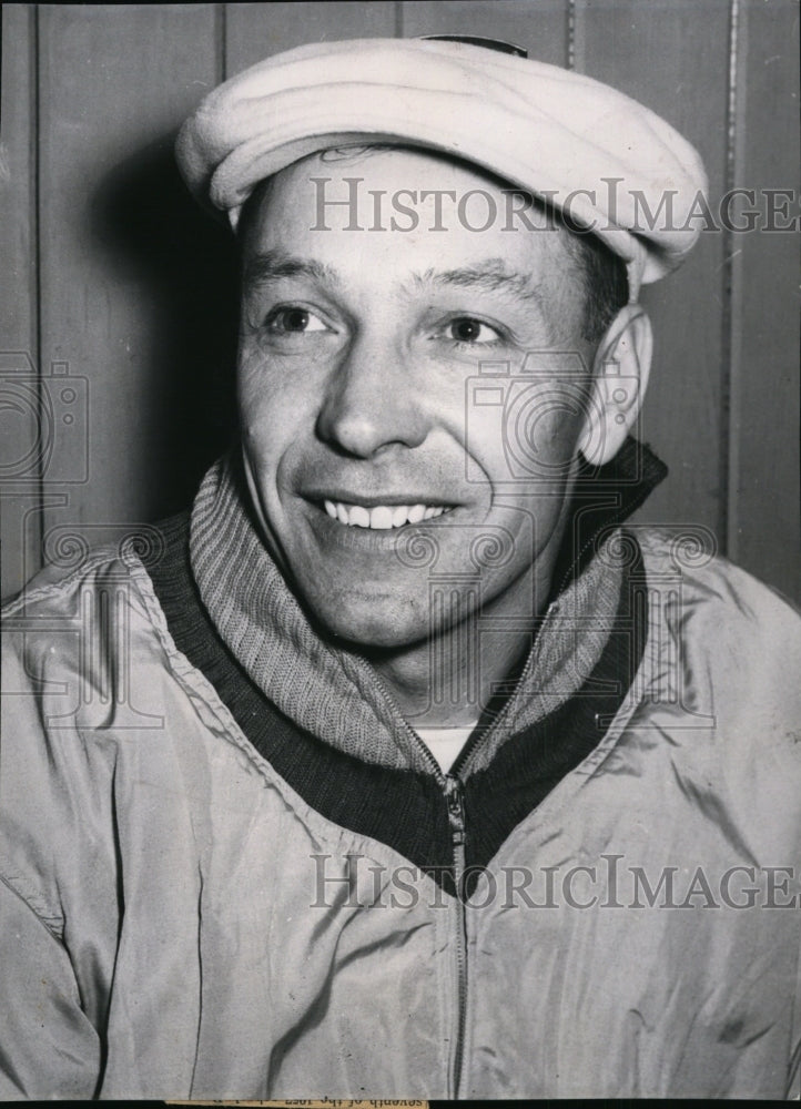 1957 Nick Simchuk one of Bob Campbell's Certified Ski Instructor - Historic Images