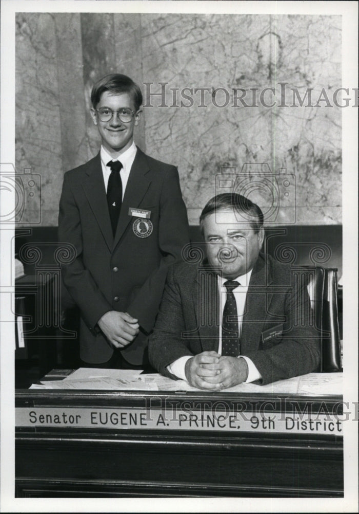 1993 Press Photo Senator Eugene A Prince - Historic Images