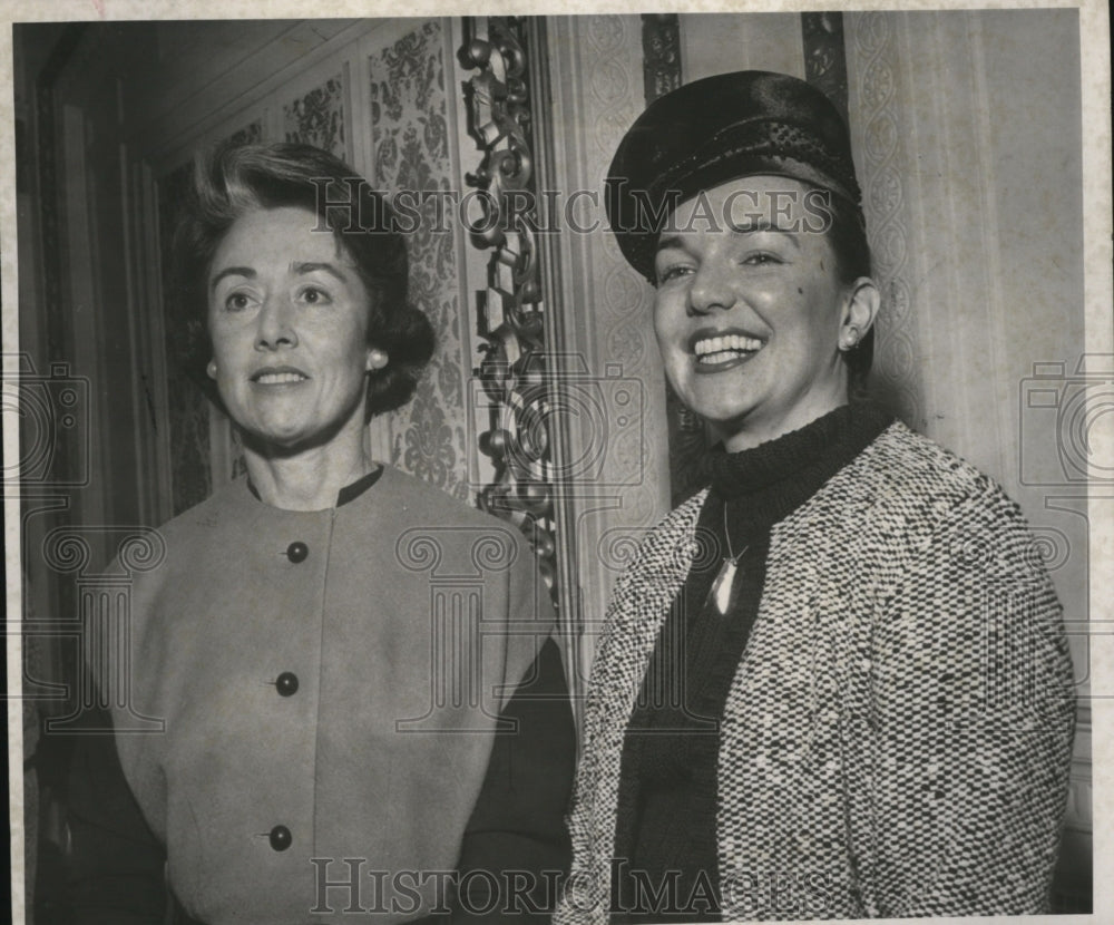 1965 Press Photo Mrs. William McGregor and Mrs. Thomas O. Williams - Historic Images