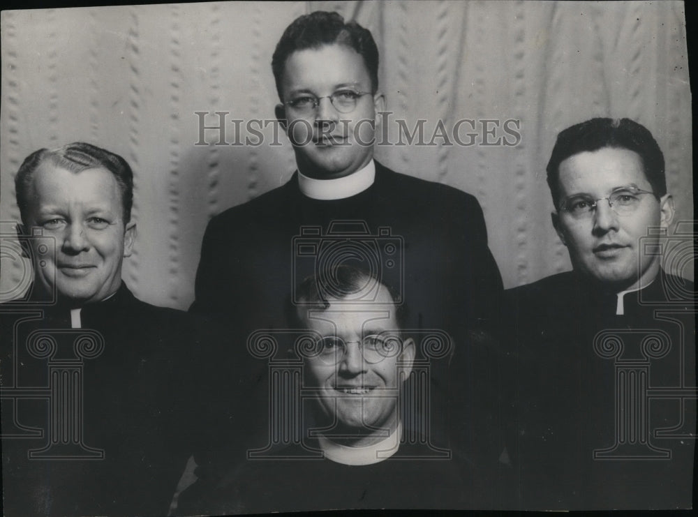 1948 Brothers Rev Francis Toner, Mr Eugene Toner, Rev Gordon Toner - Historic Images