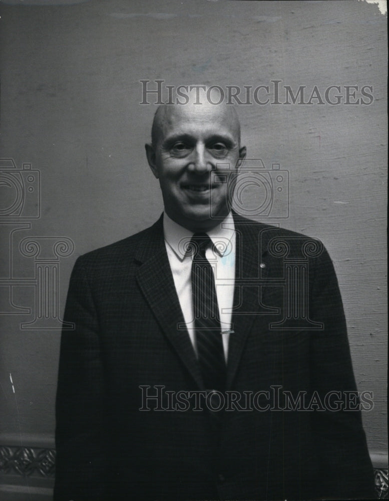 1962 Press Photo John C. Tenold, president of Spokane Steel Foundry Co. - Historic Images