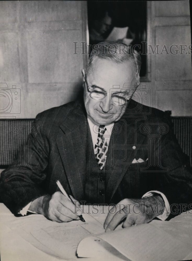 1948 Press Photo President Truman in Spokane. - spa24168 - Historic Images