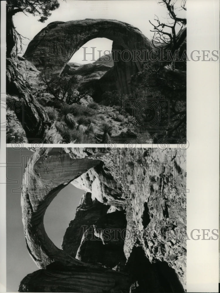 1984 Press Photo Rainbow Bridge World's Tallest Known Stone Arch - Historic Images
