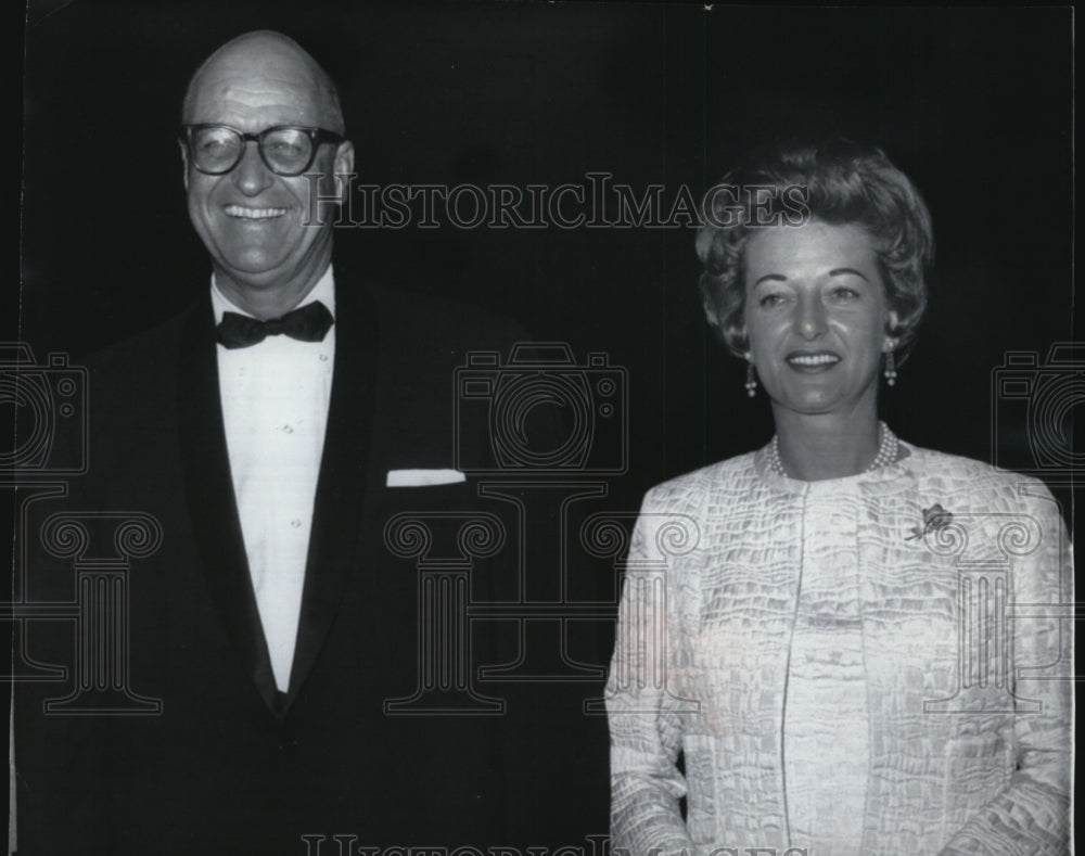 1969 James Roosevelt and wife Gladys-Historic Images