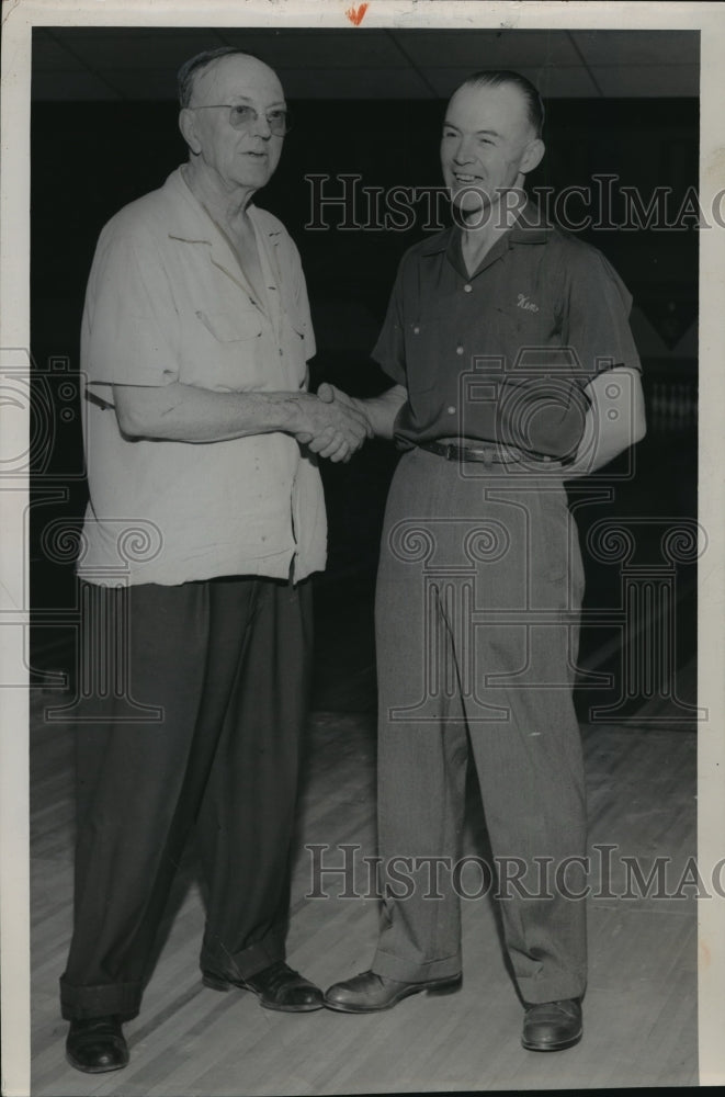 1958 Bowling Groups Spokane, George Doc Earl, Ken Bro  - Historic Images