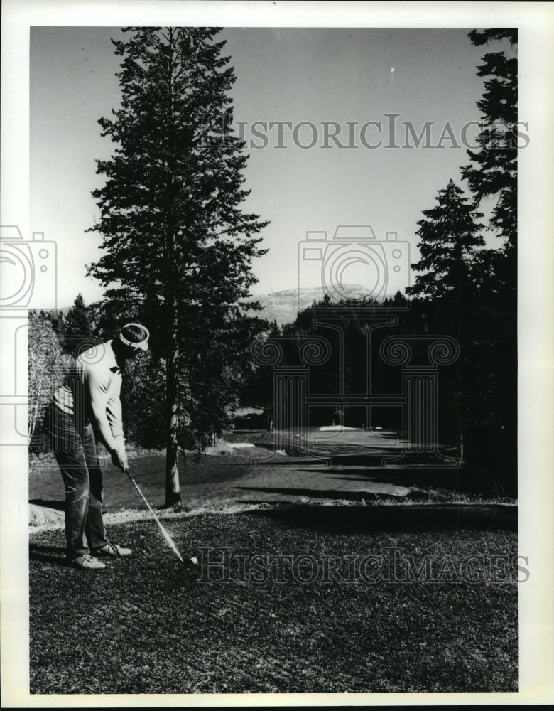 1987 Press Photo Golf Course 14th hole - spa33487- Historic Images