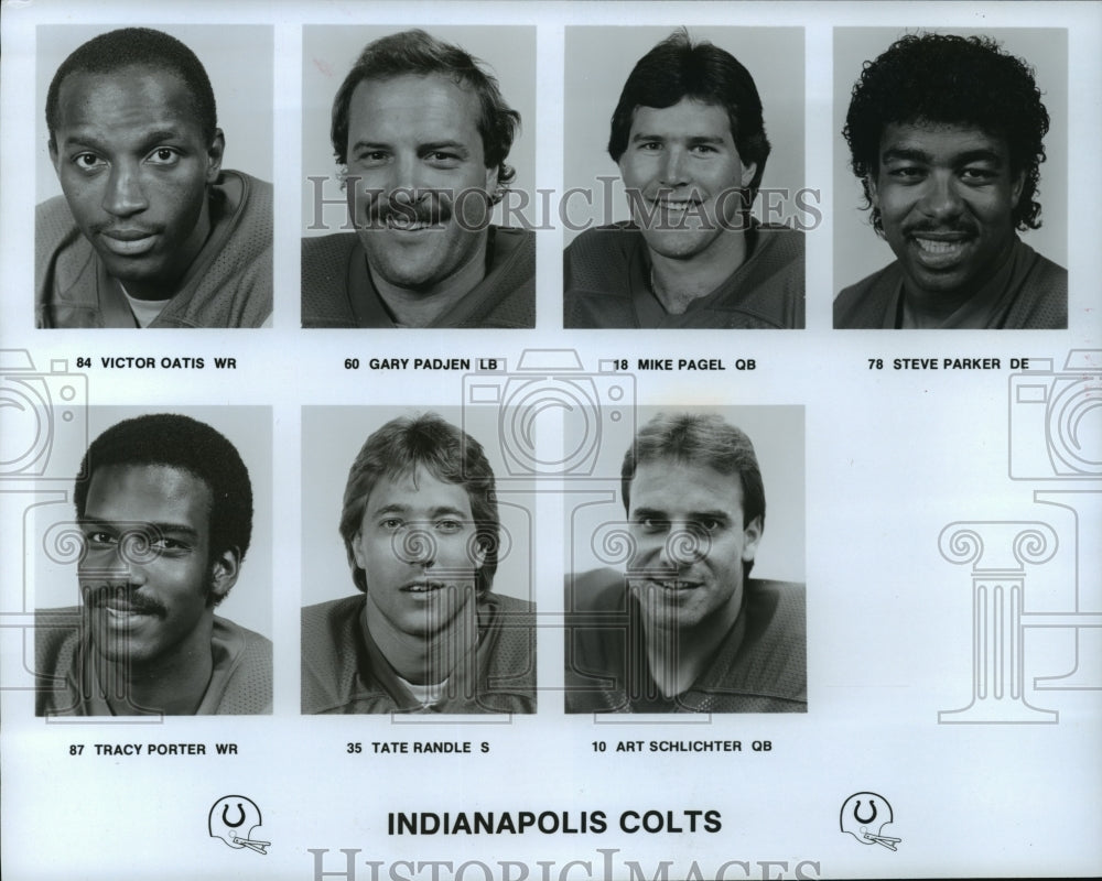 1989 Press Photo Football Pro Indianapolis Colts - spa33821- Historic Images