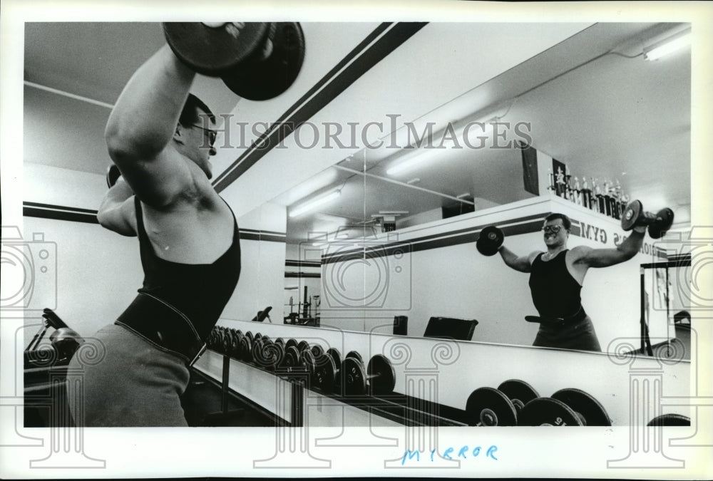1988 Press Photo Bodybuilding Greg Gannon - spa34121- Historic Images