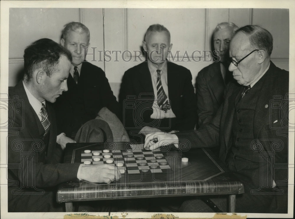 1940 Spokane Checker club at YMCA  - Historic Images