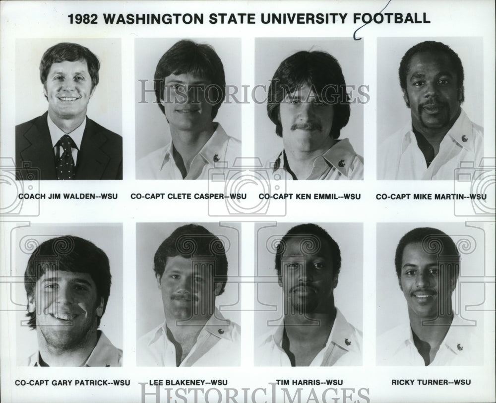 1985 Press Photo 1982 University of Washington State University Football-Historic Images
