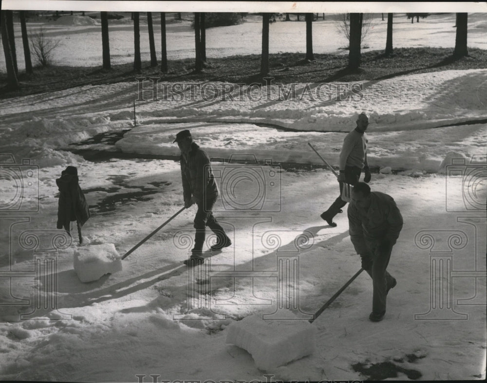 1965 Park Crews Remove Snow From Indian Canyon Golf Course - Historic Images