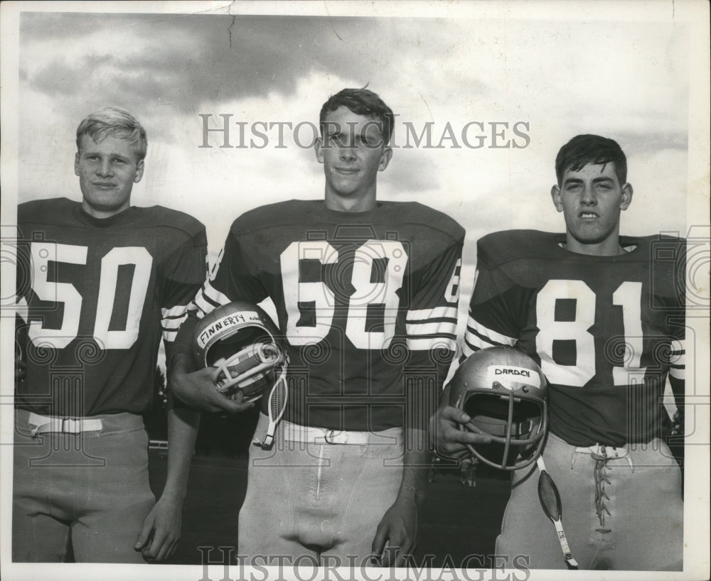 1968 Press Photo Ferris High School Football Players - spa35502 - Historic Images