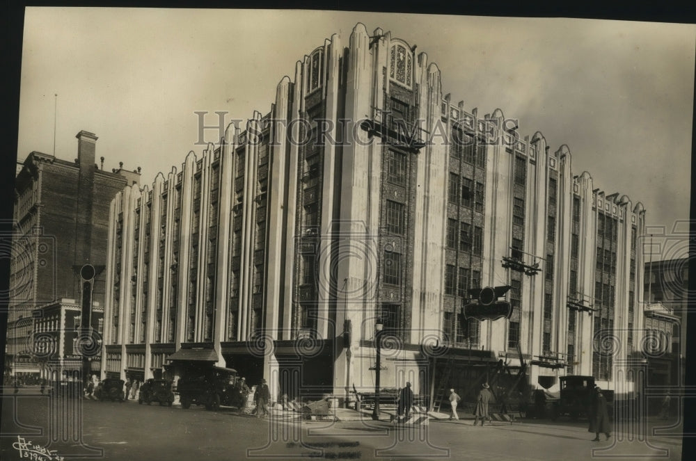 1928 City building under construction  - Historic Images
