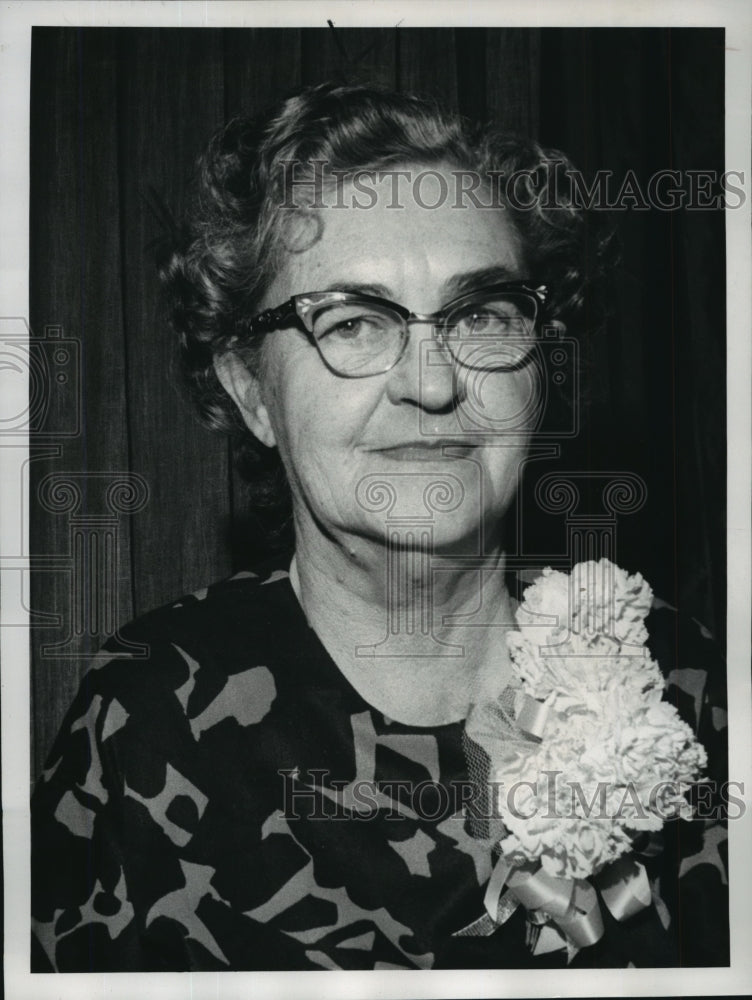 1965 Maude MacLeod, wife of Nicholas M. MacLeod credit union founder - Historic Images