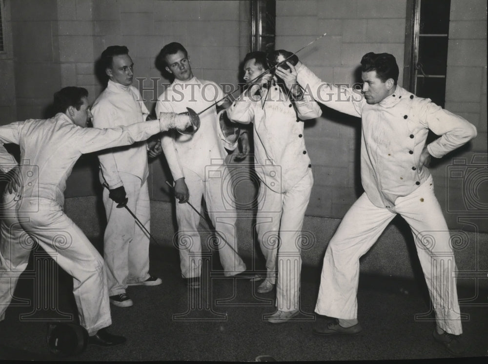 1950 Fencing  - Historic Images